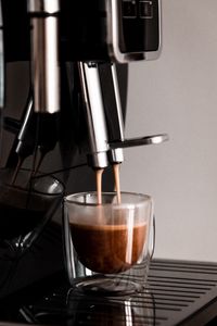 Preview wallpaper coffee, glass, coffee machine, drink