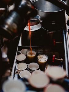 Preview wallpaper coffee, glasses, drink