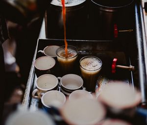 Preview wallpaper coffee, glasses, drink