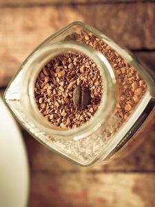 Preview wallpaper coffee, granules, grain, bank