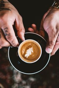 Preview wallpaper coffee, hands, cup