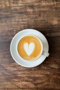 Preview wallpaper coffee, heart, cup, drink