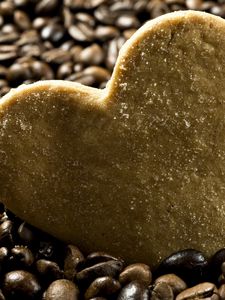 Preview wallpaper coffee, heart, liver, love