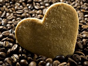 Preview wallpaper coffee, heart, liver, love