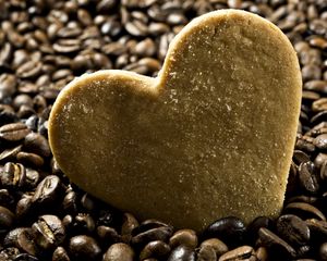 Preview wallpaper coffee, heart, liver, love