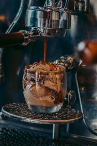 Preview wallpaper coffee machine, coffee, ice cream, dessert, mug