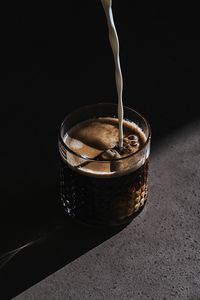 Preview wallpaper coffee, milk, drink, glass