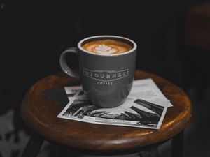 Preview wallpaper coffee, mug, chair
