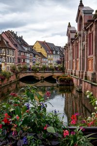 Preview wallpaper colmar, france, canal, bridge, building