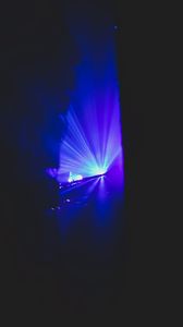 Preview wallpaper color light, blue, light organ