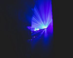 Preview wallpaper color light, blue, light organ