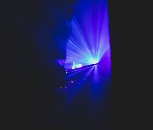 Preview wallpaper color light, blue, light organ
