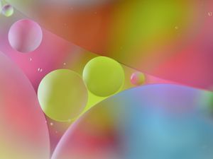 Preview wallpaper color, oil, water, multicolored, air, following