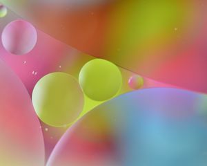 Preview wallpaper color, oil, water, multicolored, air, following