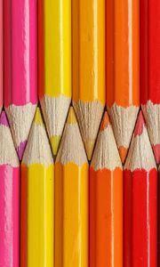 Preview wallpaper colored pencils, a set of colors, bright