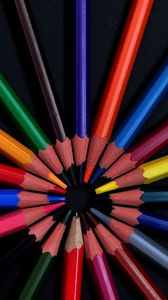 Preview wallpaper colored pencils, colorful, pencils, sharpened