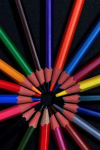 Preview wallpaper colored pencils, colorful, pencils, sharpened