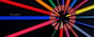 Preview wallpaper colored pencils, colorful, pencils, sharpened