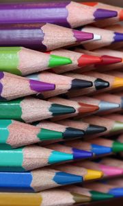 Preview wallpaper colored pencils, colorful, sharpened