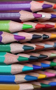 Preview wallpaper colored pencils, colorful, sharpened