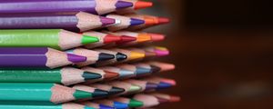 Preview wallpaper colored pencils, colorful, sharpened