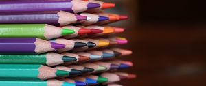Preview wallpaper colored pencils, colorful, sharpened