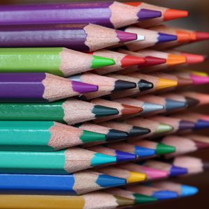 Preview wallpaper colored pencils, colorful, sharpened