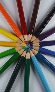 Preview wallpaper colored pencils, colorful, sharpened