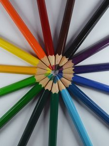 Preview wallpaper colored pencils, colorful, sharpened