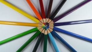 Preview wallpaper colored pencils, colorful, sharpened