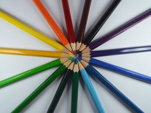 Preview wallpaper colored pencils, colorful, sharpened