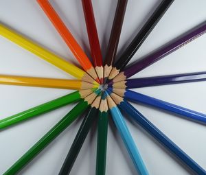 Preview wallpaper colored pencils, colorful, sharpened