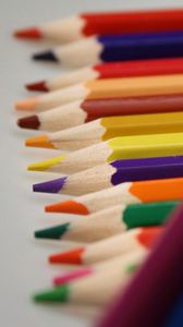 Preview wallpaper colored pencils, set, colorful, drawing