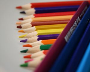 Preview wallpaper colored pencils, set, colorful, drawing