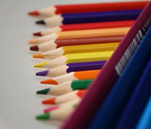 Preview wallpaper colored pencils, set, colorful, drawing