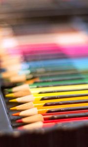 Preview wallpaper colored pencils, set, multicolored