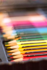 Preview wallpaper colored pencils, set, multicolored