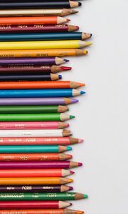 Preview wallpaper colored pencils, set, sharpened