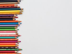 Preview wallpaper colored pencils, set, sharpened