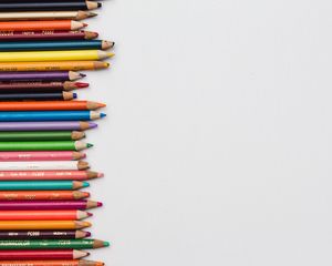 Preview wallpaper colored pencils, set, sharpened