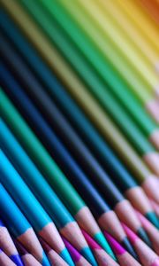 Preview wallpaper colored pencils, set, sharpened, colorful