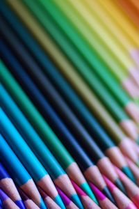 Preview wallpaper colored pencils, set, sharpened, colorful