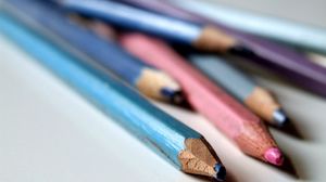 Preview wallpaper colored pencils, set, spike, sharpened