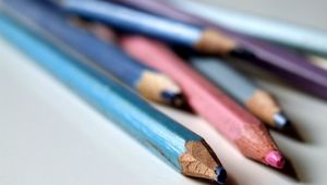 Preview wallpaper colored pencils, set, spike, sharpened