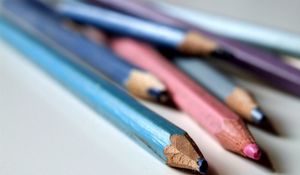 Preview wallpaper colored pencils, set, spike, sharpened