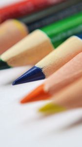 Preview wallpaper colored pencils, sharp, bright