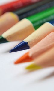 Preview wallpaper colored pencils, sharp, bright