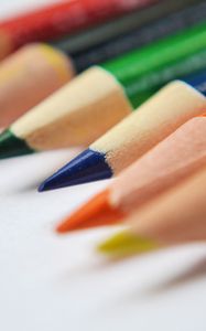 Preview wallpaper colored pencils, sharp, bright