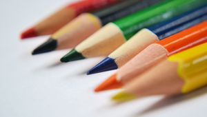 Preview wallpaper colored pencils, sharp, bright