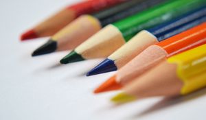 Preview wallpaper colored pencils, sharp, bright